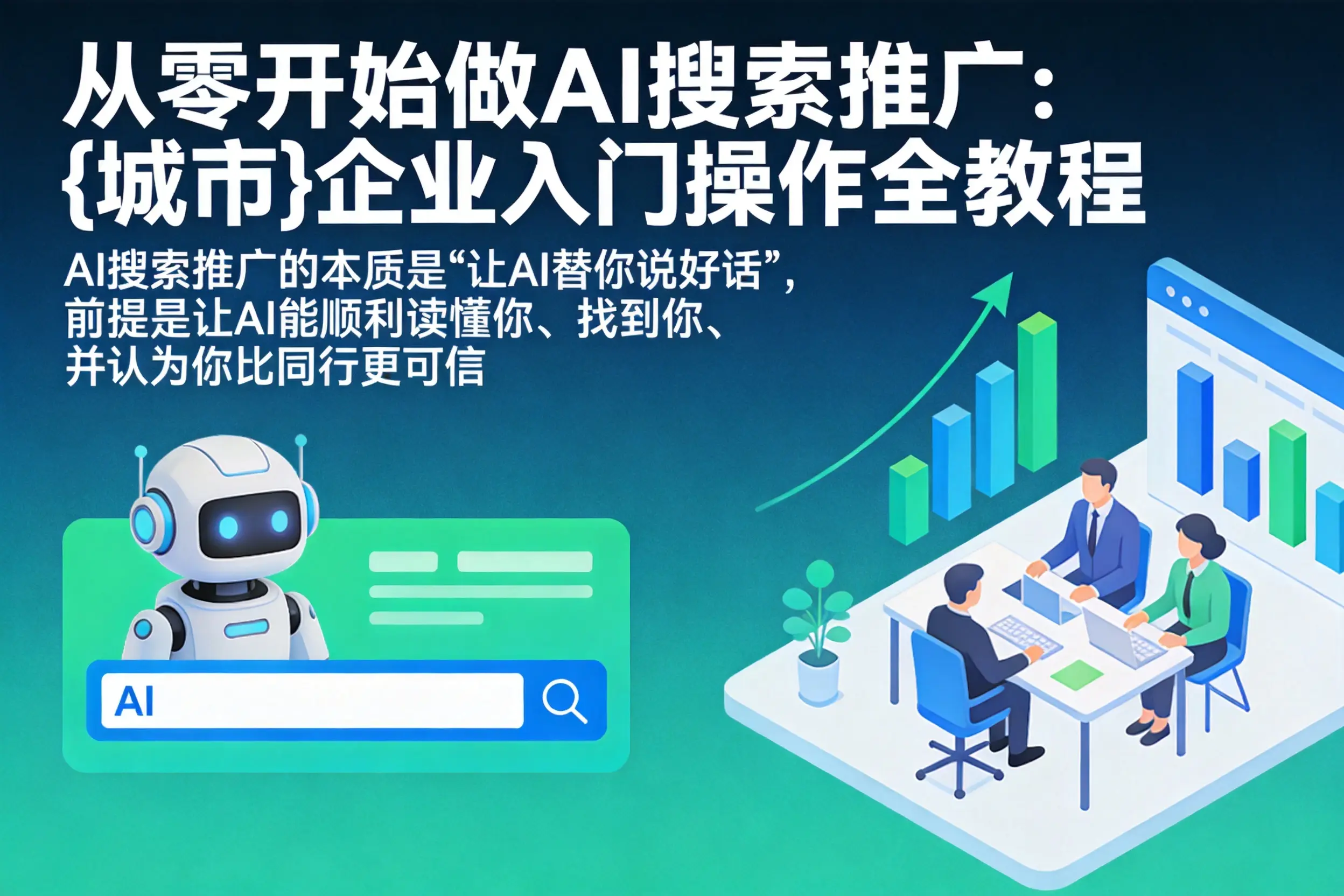 从零开始做AI搜索推广：马鞍山企业入门操作全教程