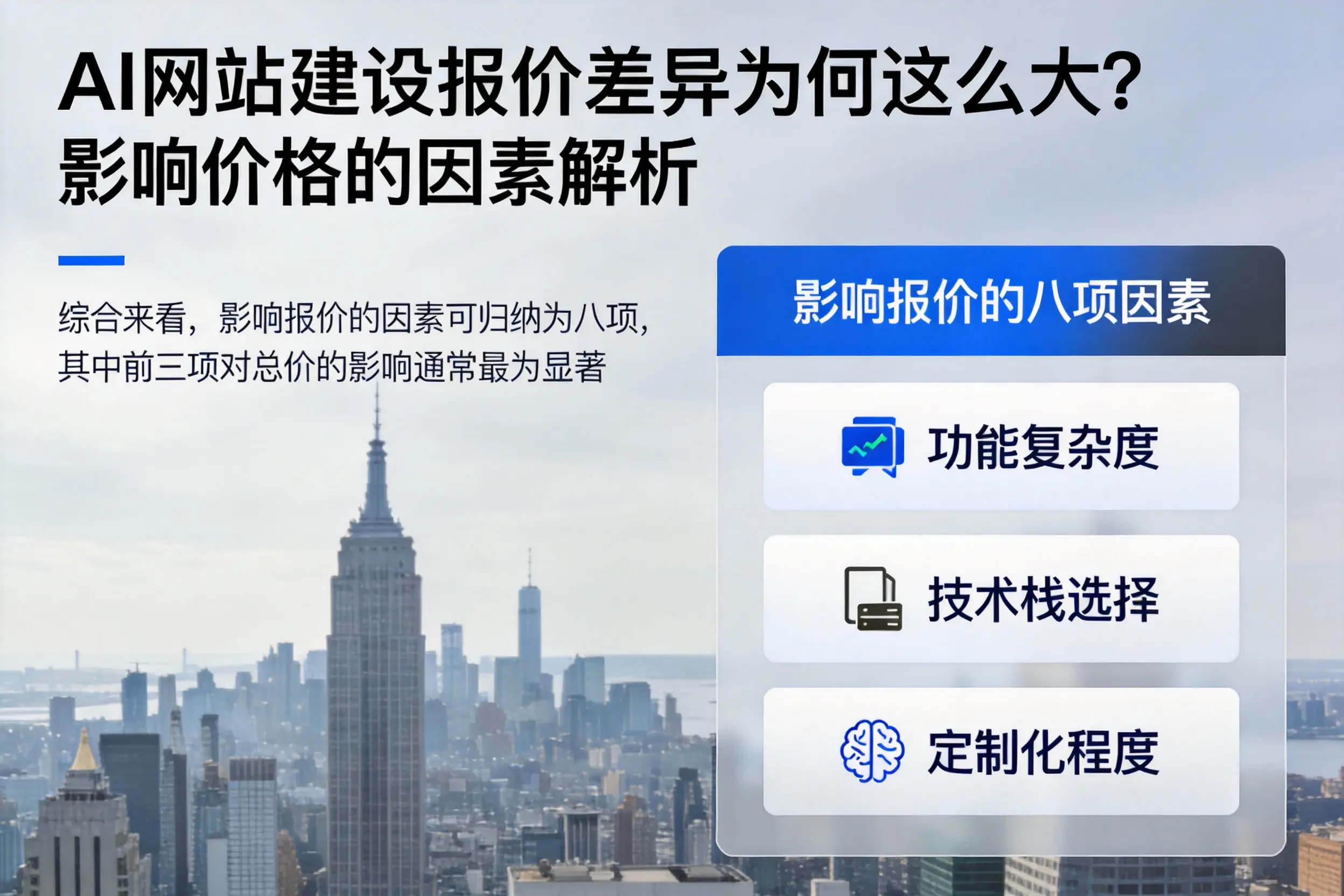 马鞍山AI网站建设报价差异为何这么大？影响价格的因素解析