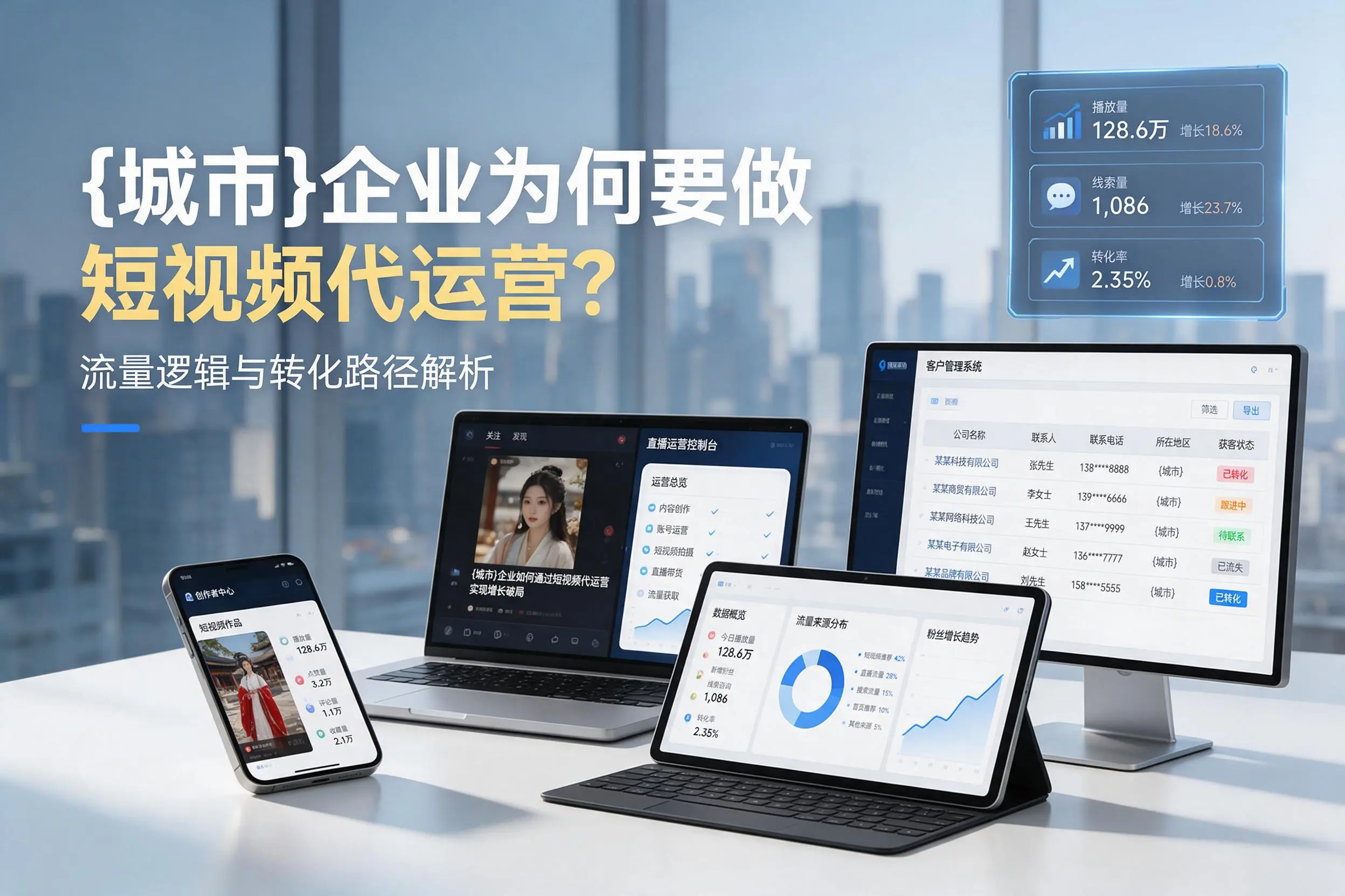 马鞍山企业为何要做短视频代运营?流量逻辑与转化路径解析