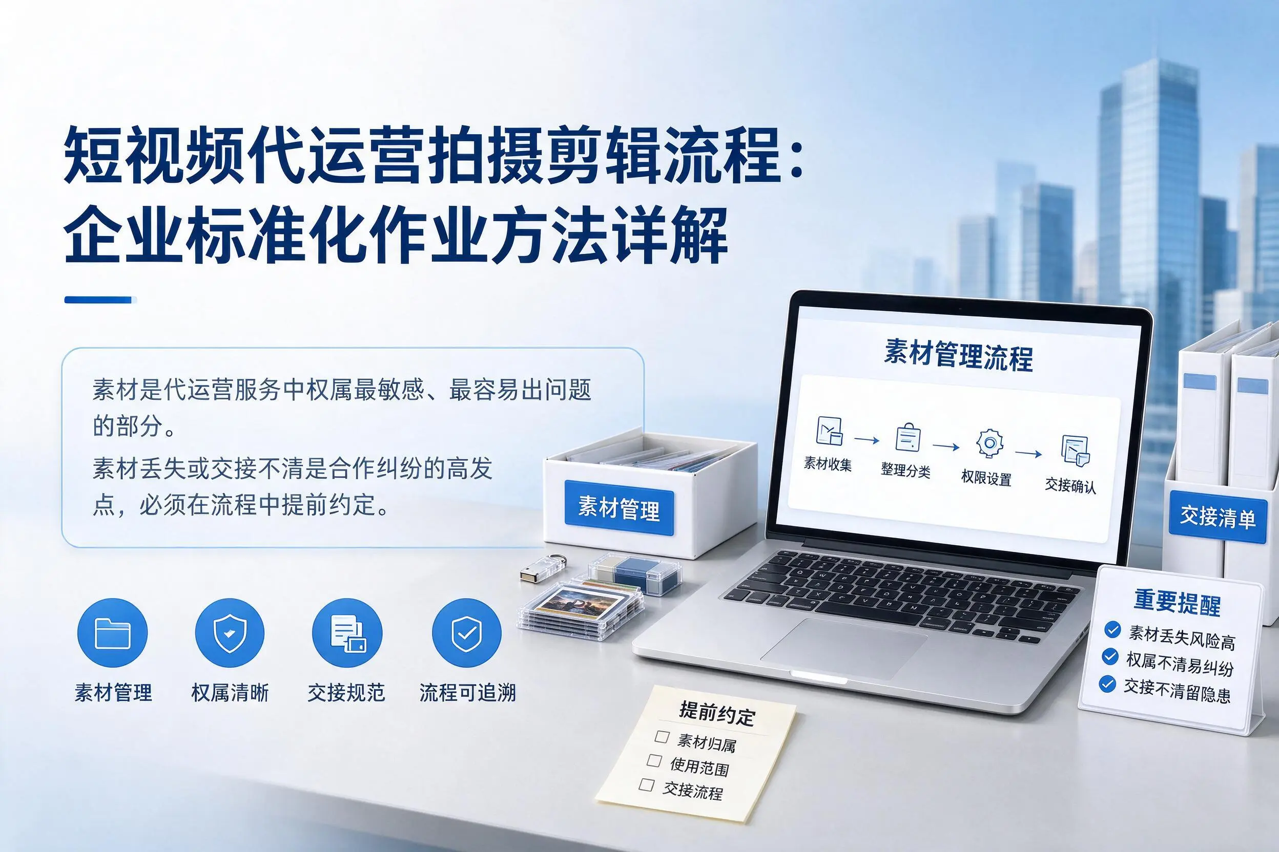 短视频代运营拍摄剪辑流程：马鞍山企业标准化作业方法详解