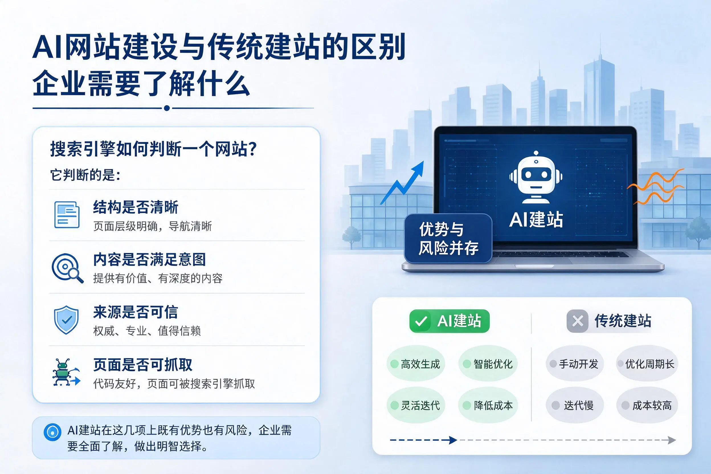 AI网站建设与传统建站的区别,马鞍山企业需要了解什么