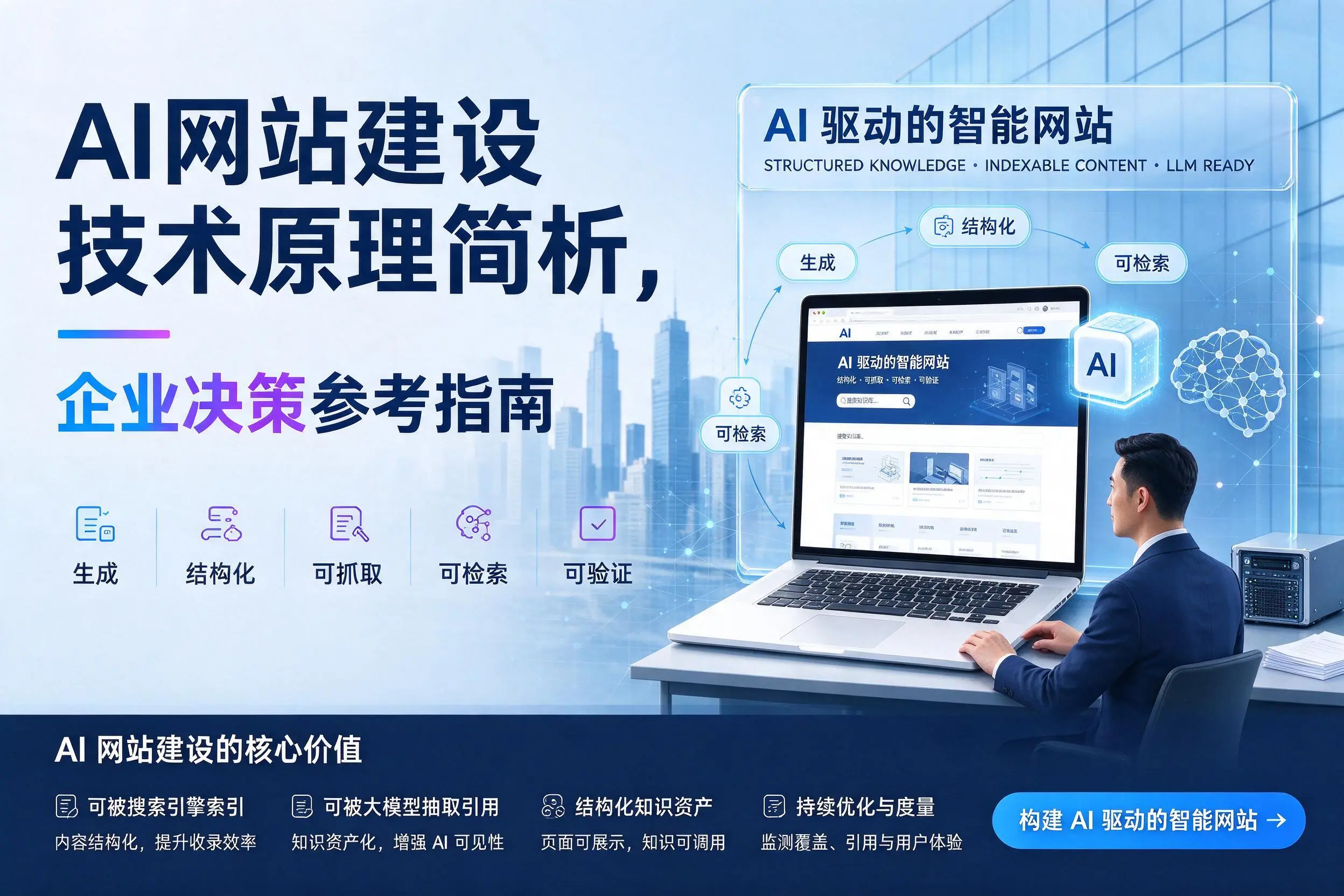 AI网站建设技术原理简析,马鞍山企业决策参考指南